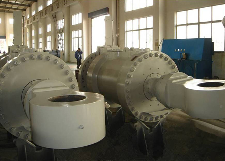 溪洛渡電站水輪機(jī)接力器，單機(jī)容量70萬(wàn)千瓦